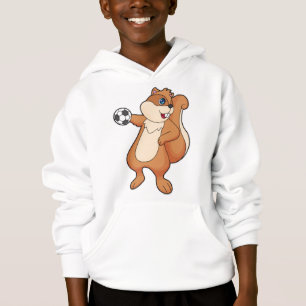 Squirrel Handball player Handball Hoodie