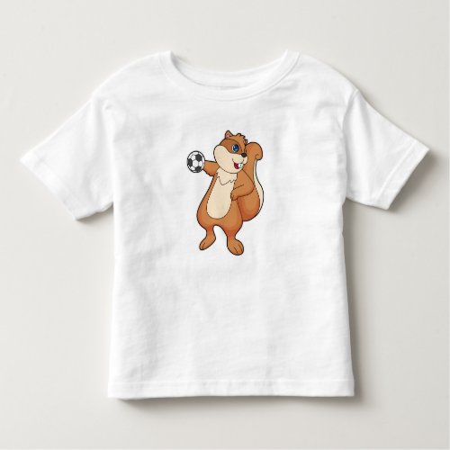 Squirrel Handball player Handball Toddler T_shirt