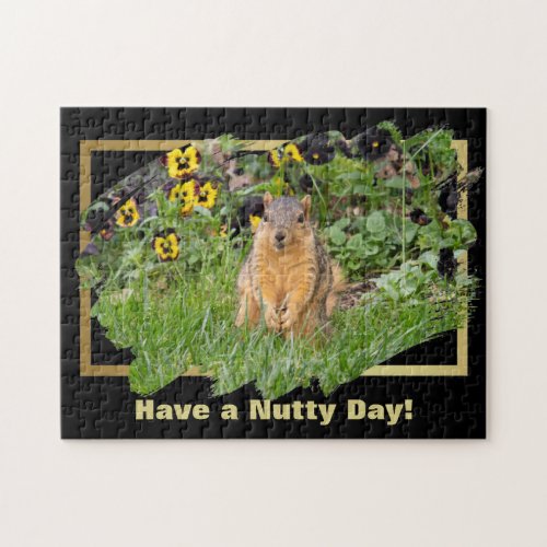 Squirrel Have a Nutty Day Jigsaw Puzzle