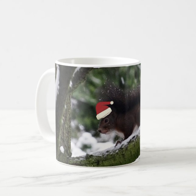 Squirrel Holidays Mug (Front Left)