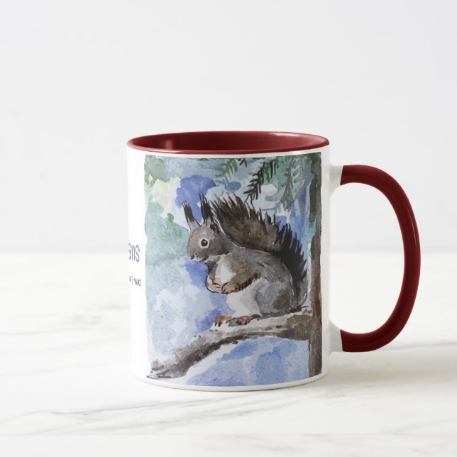 Squirrel hot chocolate mug (Right)