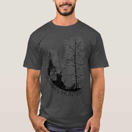 Squirrel Hunter  Feist and Cur Hunting Dogs T_Shirt