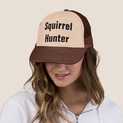 Squirrel Hunter Trucker Hat Zazzle