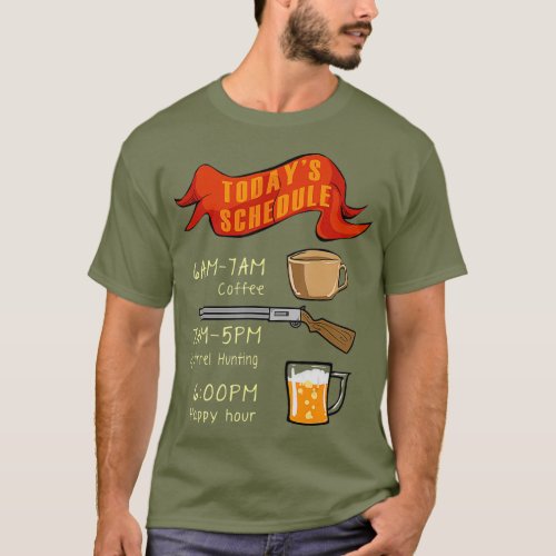 Squirrel Hunting  Accessories Gear Funny Trapper T_Shirt