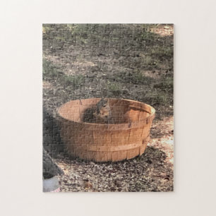 Squirrel in a basket jigsaw puzzle