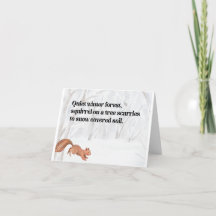 Squirrel in Forest 2 - faded version