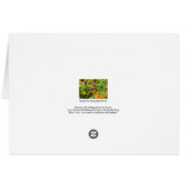 Squirrel In Marigolds (3774) Cards (Back Horizontal)