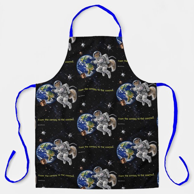 Squirrel in Space Apron (Front)