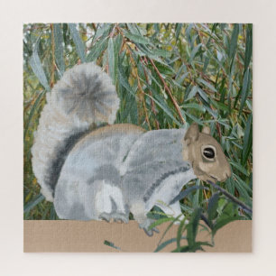 Squirrel in the Countryside Jigsaw Puzzle