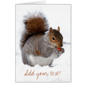 Squirrel in the Snow (Front)