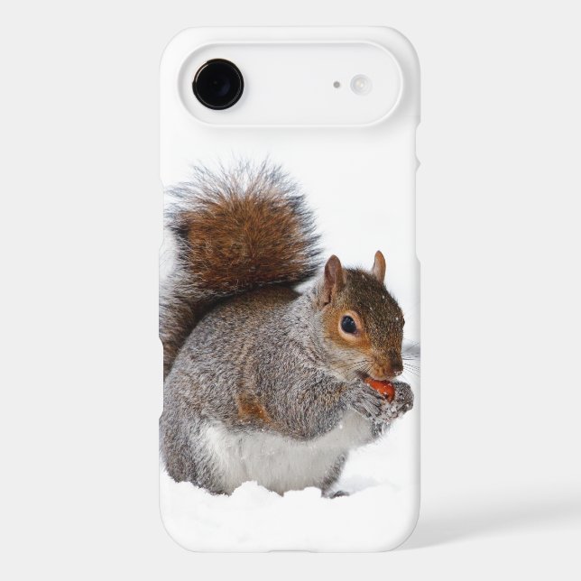 Squirrel in the Snow Case-Mate iPhone Case (Back)