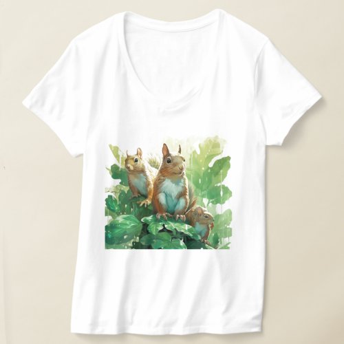 squirrel in the woods  T_Shirt