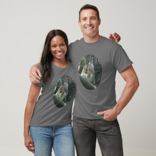 Squirrel In Tree Painting Animal Art T-Shirt