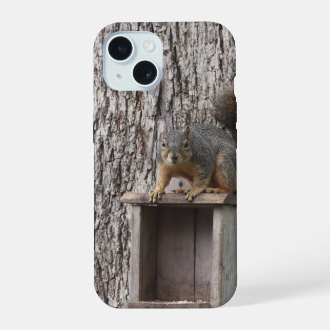Squirrel iPhone 15 Case (Back)