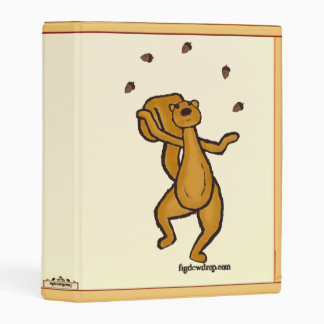 Squirrel Juggle mini binder