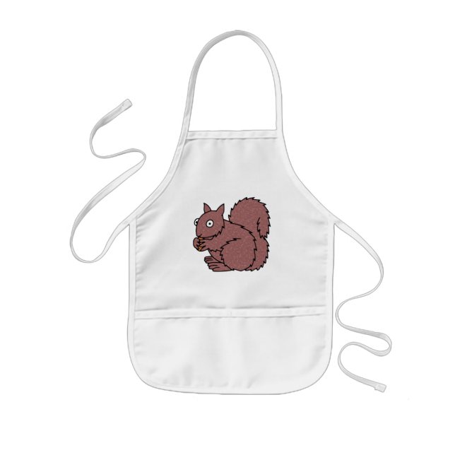 Squirrel Kids' Apron (Front)