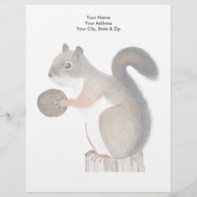 Squirrel Letterhead (Front)