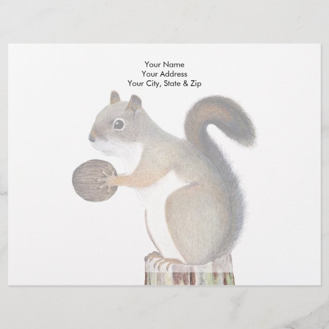 Squirrel Letterhead (Front)