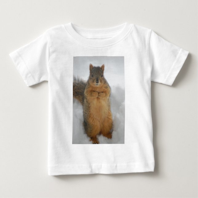 Squirrel Love Baby T-Shirt (Front)