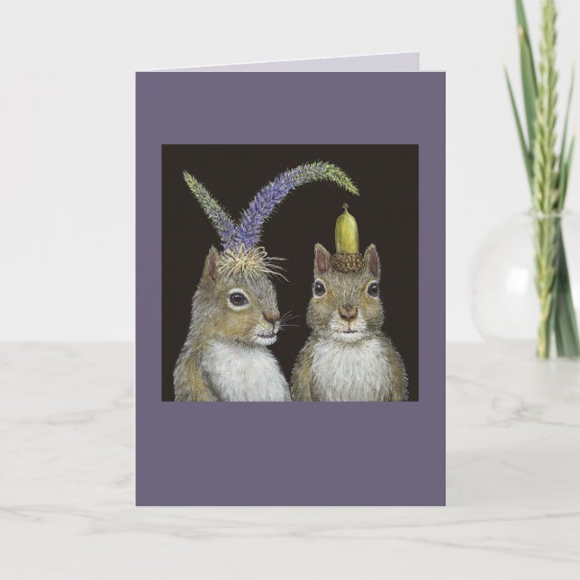 Squirrel love card (Front)