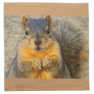 Squirrel Love_ Napkin