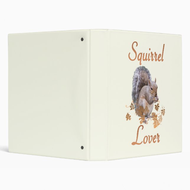 Squirrel Lover 3 Ring Binder (Background)