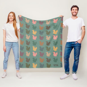 Squirrel Lover Blanket, Cozy Squirrel Gift