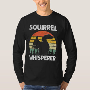 Squirrel Lover Shirt Vintage Retro Style Squirrel