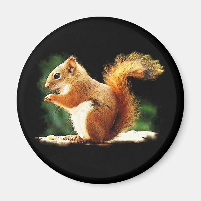 Squirrel Magnet (Front)