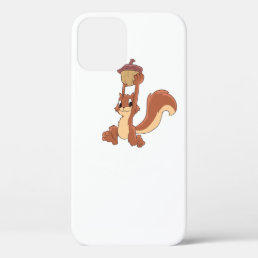 Squirrel Make Me Happy Cute Squirrel Funny Squirre iPhone 12 Case