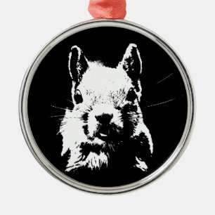 Squirrel Metal Ornament