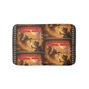 Squirrel Mommy Curse Movie Parody Bath Mat