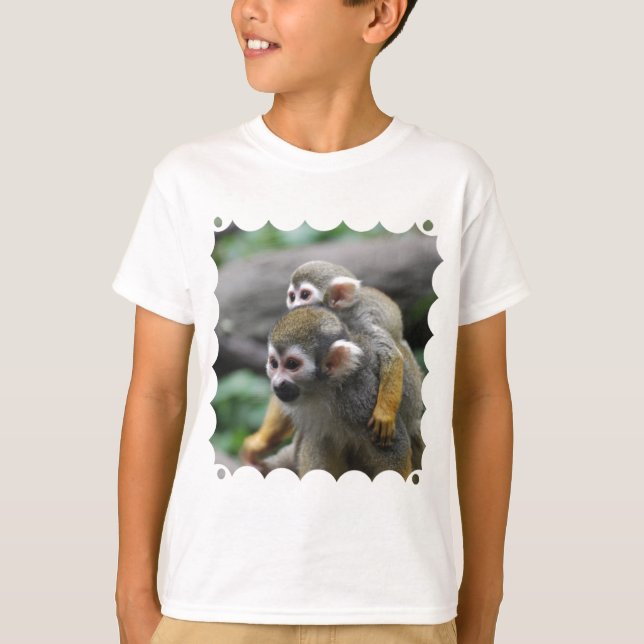 Squirrel Monkey Family Affair T-Shirt (Front)