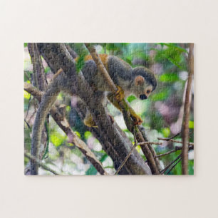 Squirrel monkey in Manuel Antonio NP - Costa Rica Jigsaw Puzzle
