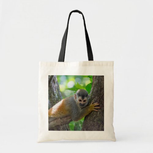 Squirrel monkey in Manuel Antonio NP _ Costa Rica Tote Bag
