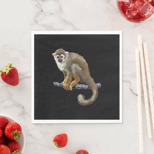Squirrel Monkey Napkins (Insitu)