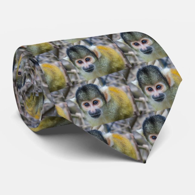 Squirrel monkey neck tie (Rolled)