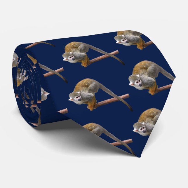 Squirrel monkey neck tie (Rolled)
