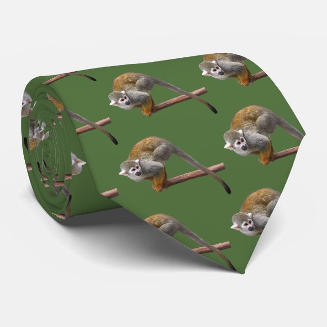 Squirrel monkey neck tie (Rolled)