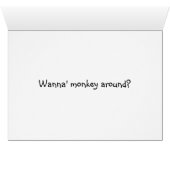 Squirrel Monkeys Cards (Inside Horizontal (Bottom))