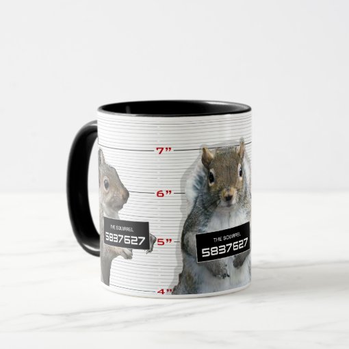 Squirrel Mug Shot Zazzle