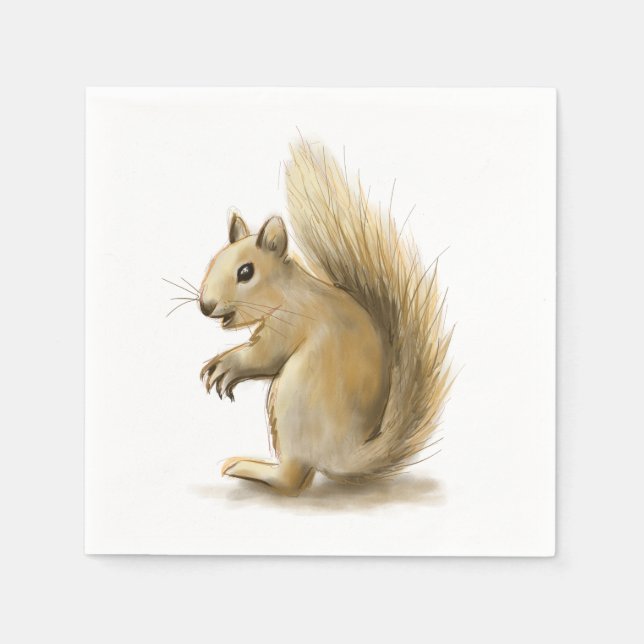 Squirrel Napkins (Front)