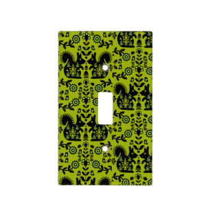 Squirrel Nordic Scandinavian Folk Art       Light Switch Cover