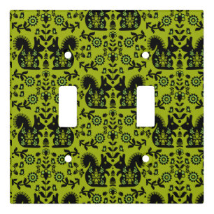 Squirrel Nordic Scandinavian Folk Art       Light Switch Cover