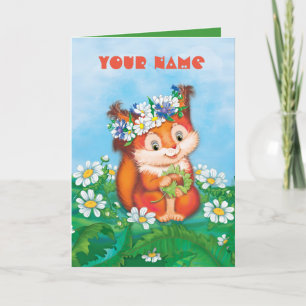 Squirrel   note card