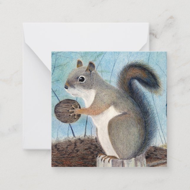 Squirrel Note Card (Front)