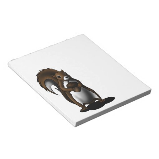 Squirrel Notepad | Zazzle