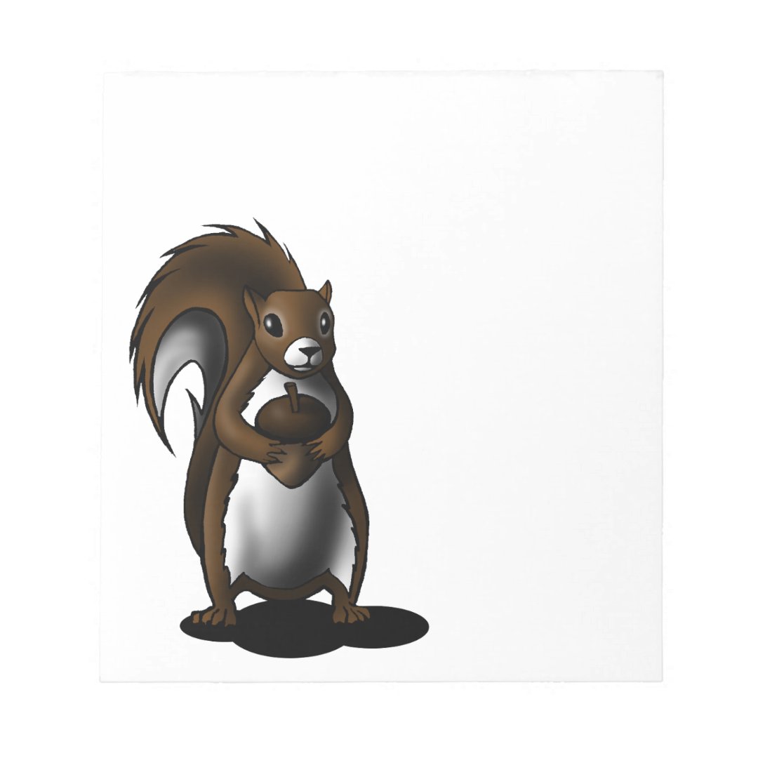 Squirrel Notepad | Zazzle