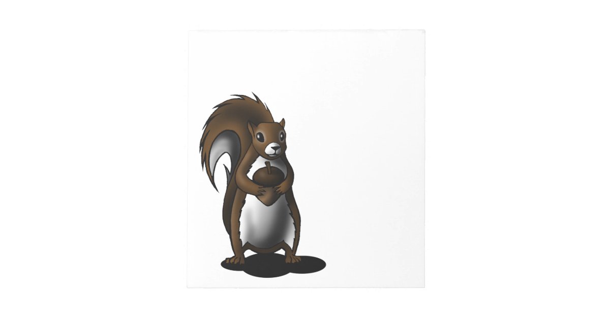 Squirrel Notepad | Zazzle