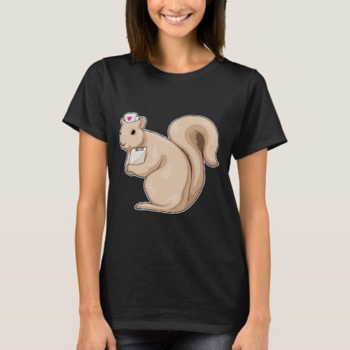 Squirrel Nurse Heart T_Shirt